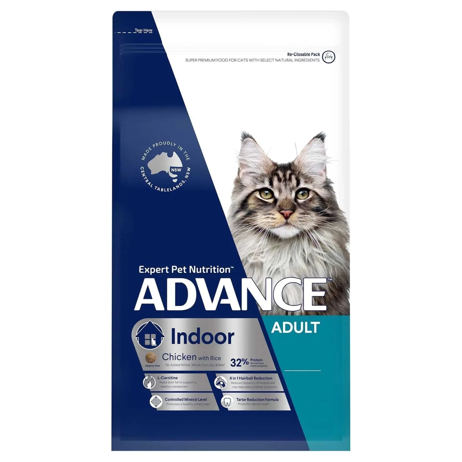 Advance Cat Food Adult Indoor Chicken With Rice 4 Advance Cat Food Adult Indoor Chicken With Rice - Image 2