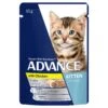 Advance Cat Food Pouch Kitten With Chicken In Jelly