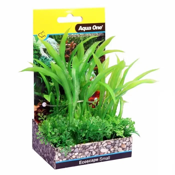 Aqua One Ecoscape Crinum Green Small Artificial Plant 3 Aqua One Ecoscape Crinum Green Small Artificial Plant