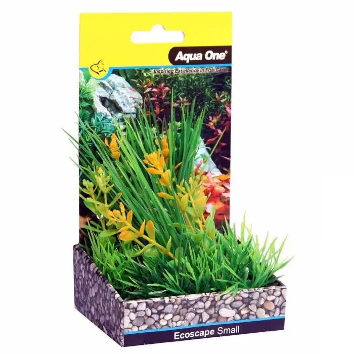 Aqua One Ecoscape Grass Green Small Artificial Plant 3 Aqua One Ecoscape Grass Green Small Artificial Plant