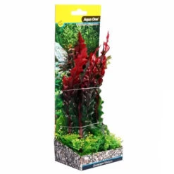 Aqua One Ecoscape Ruffled Lace Red Medium Artificial Plant