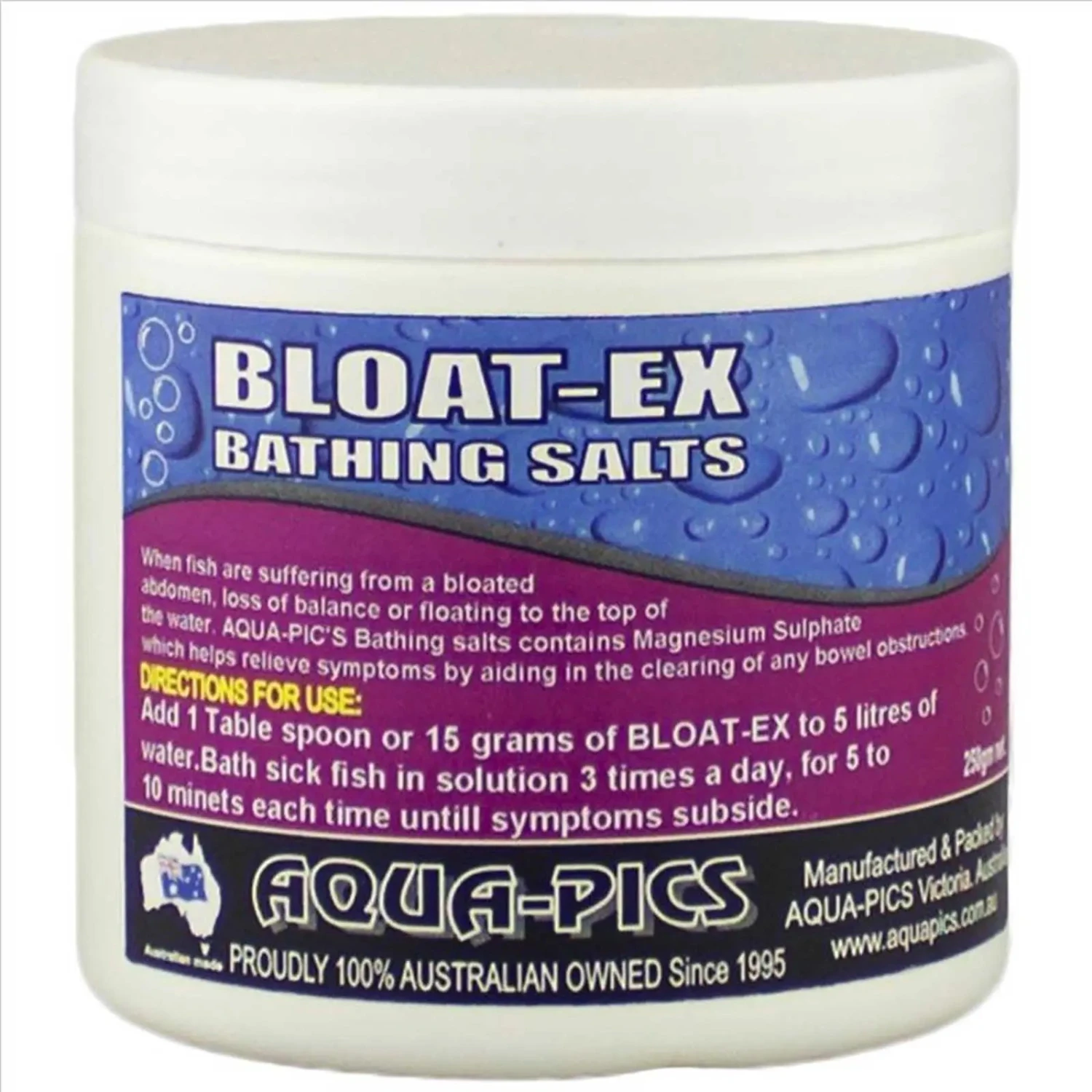 Aqua-Pics Bloat-Ex Bathing Salts 3 Aqua-Pics Bloat-Ex Bathing Salts