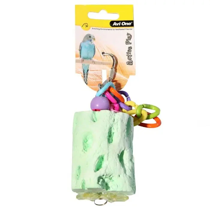 Avi One Bird Toy Mineral With Plastic Links 4 Avi One Bird Toy Mineral With Plastic Links - Image 2
