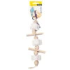 Avi One Bird Toy Wooden Blocks With Pumice & Rope