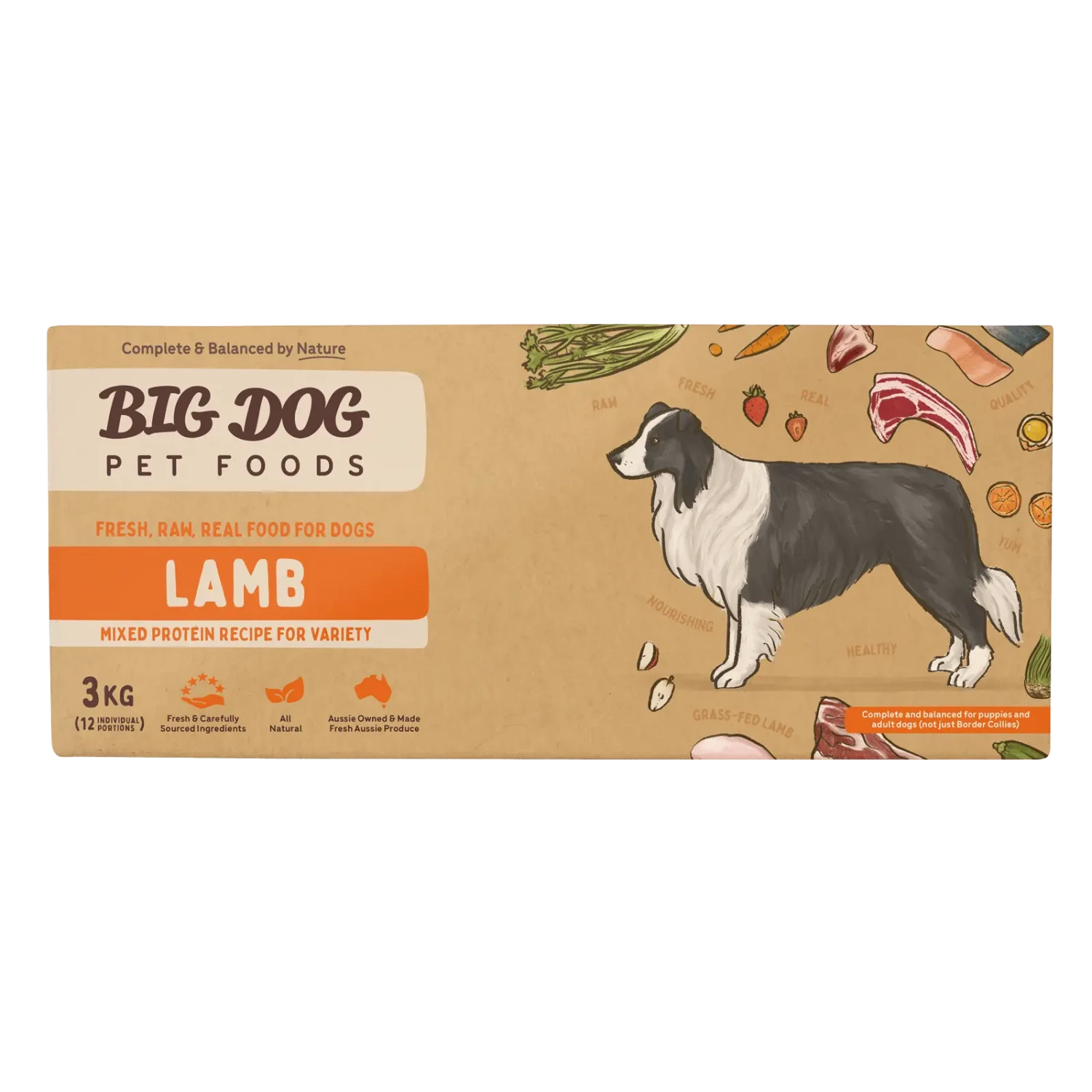 Big Dog Raw Dog Food Lamb 3kg 12pk 5 Big Dog Raw Dog Food Lamb 3kg 12pk - Image 3