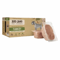 Big Dog Raw Dog Food Turkey 3kg 12pk