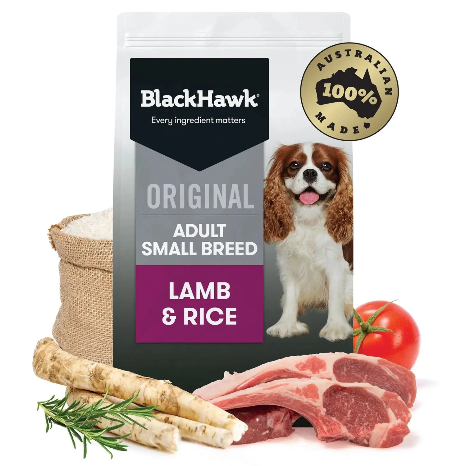 Black Hawk Dog Food Adult Small Breed Lamb & Rice 4 Black Hawk Dog Food Adult Small Breed Lamb & Rice - Image 2