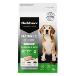 Black Hawk Dog Food Mature Chicken & Rice
