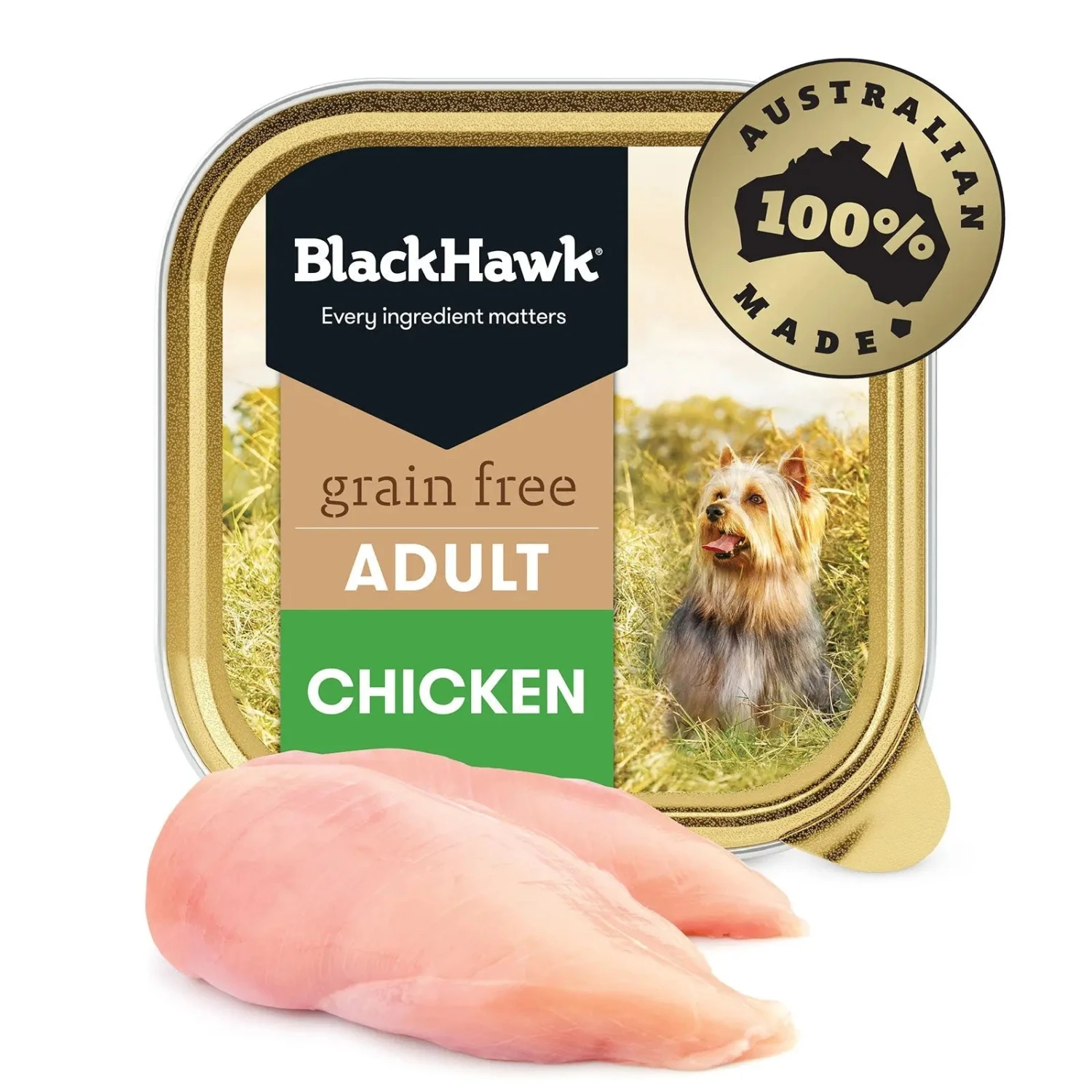 Black Hawk Grain Free Dog Food Tray Chicken 5 Black Hawk Grain Free Dog Food Tray Chicken - Image 3