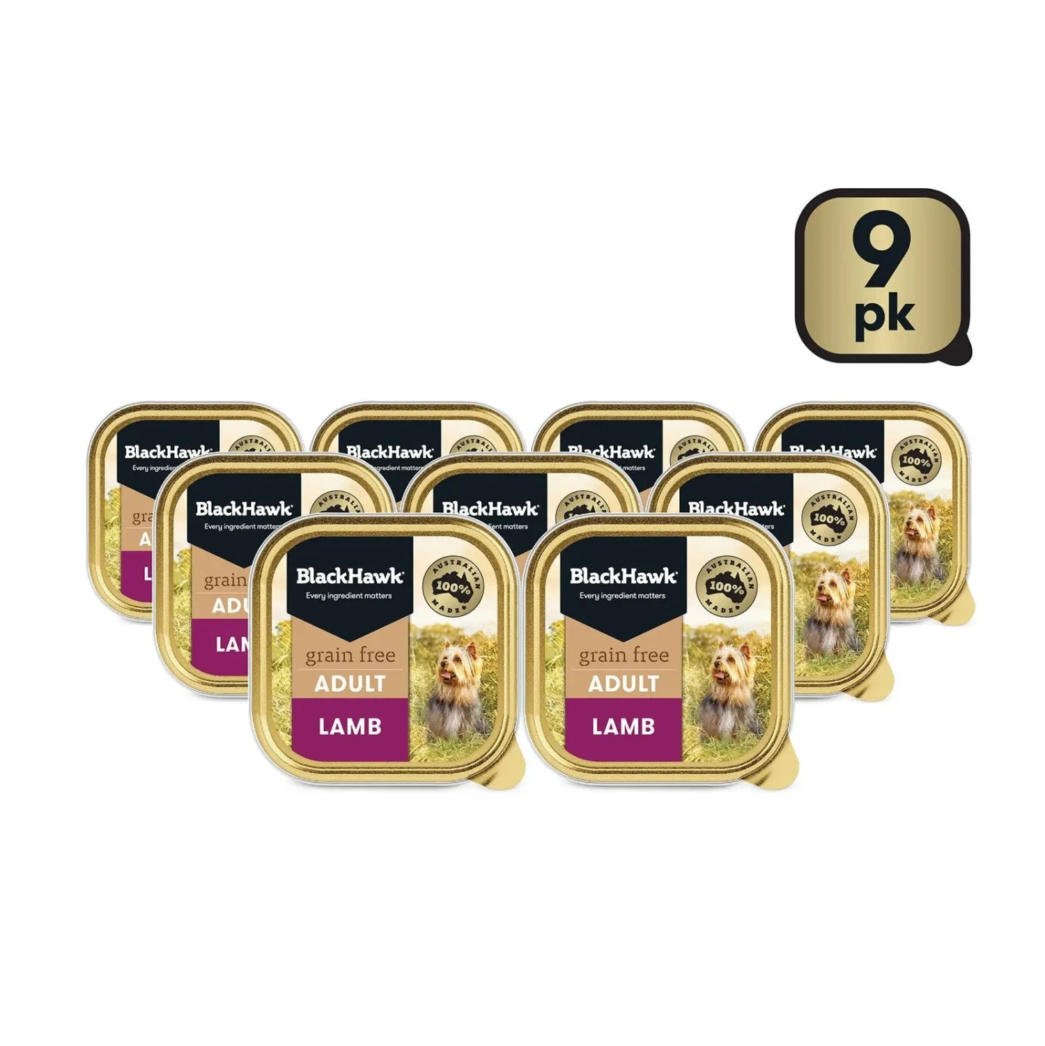 Black Hawk Grain Free Dog Food Tray Lamb 4 Black Hawk Grain Free Dog Food Tray Lamb - Image 2