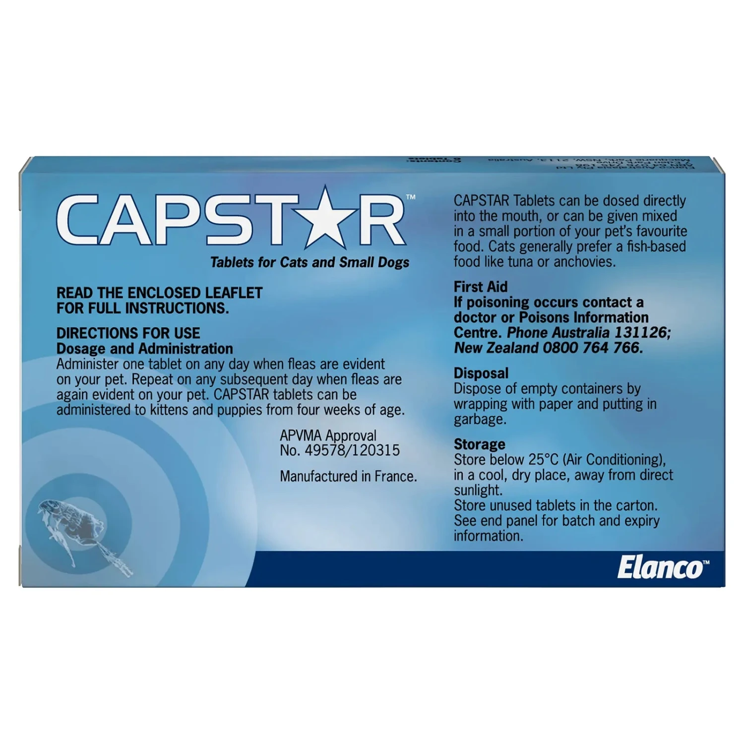 Capstar Flea Treatment Tablet 7 Capstar Flea Treatment Tablet - Image 5