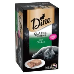 Dine Cat Food Tray Classic Terrine With Chicken -Pet Supplies Sales dine cat food tray classic terrine with chickenkellyville pets 471832