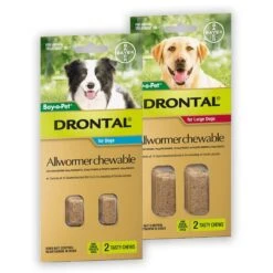 Drontal Chewable Worming Tablets For Dogs