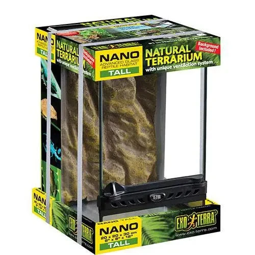 Exo Terra Glass Terrarium 20 X 20 X 30cm 3 Exo Terra Glass Terrarium 20 X 20 X 30cm