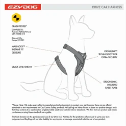 EzyDog Drive Dog Harness Black -Pet Supplies Sales ezydog drive dog harness blackkellyville pets 562502