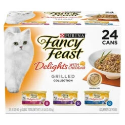 Fancy Feast Cat Food Can Adult Collection Delights With Cheddar
