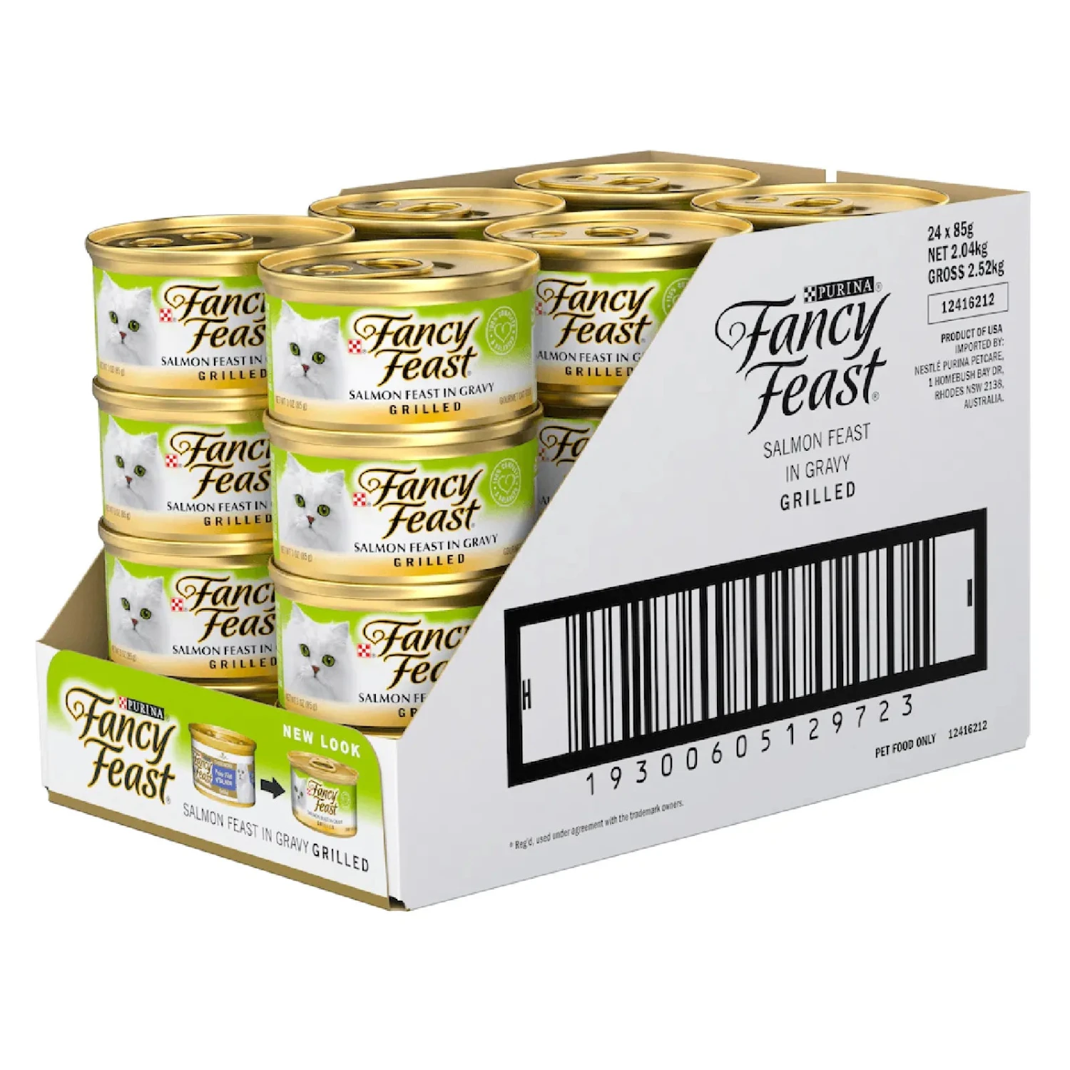 Fancy Feast Cat Food Can Adult Grilled Salmon Feast In Gravy 4 Fancy Feast Cat Food Can Adult Grilled Salmon Feast In Gravy - Image 2