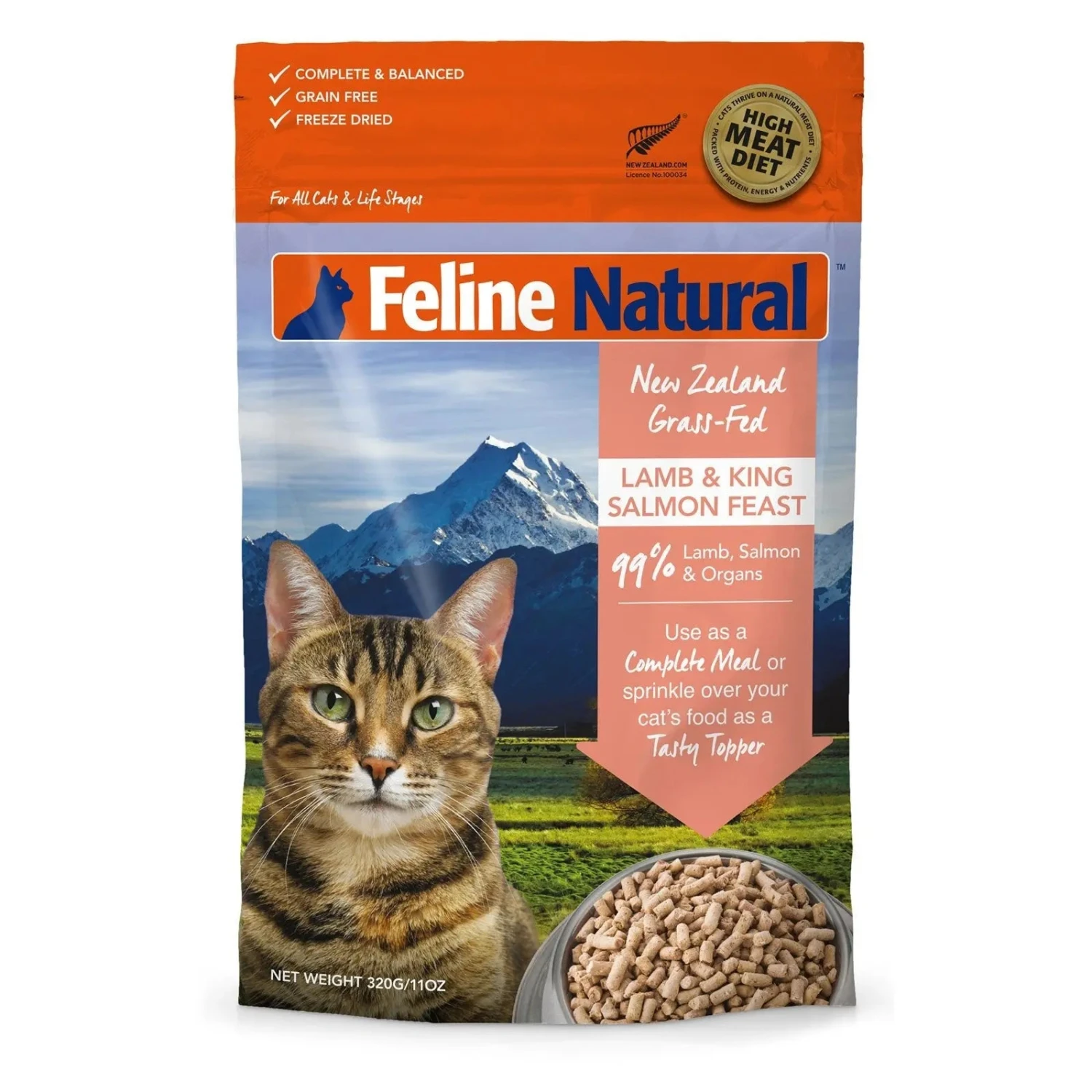 Feline Natural Cat Food Lamb & King Salmon 3 Feline Natural Cat Food Lamb & King Salmon