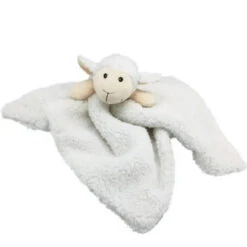 Furry Face Comfort Blankie Lamb Dog Toy