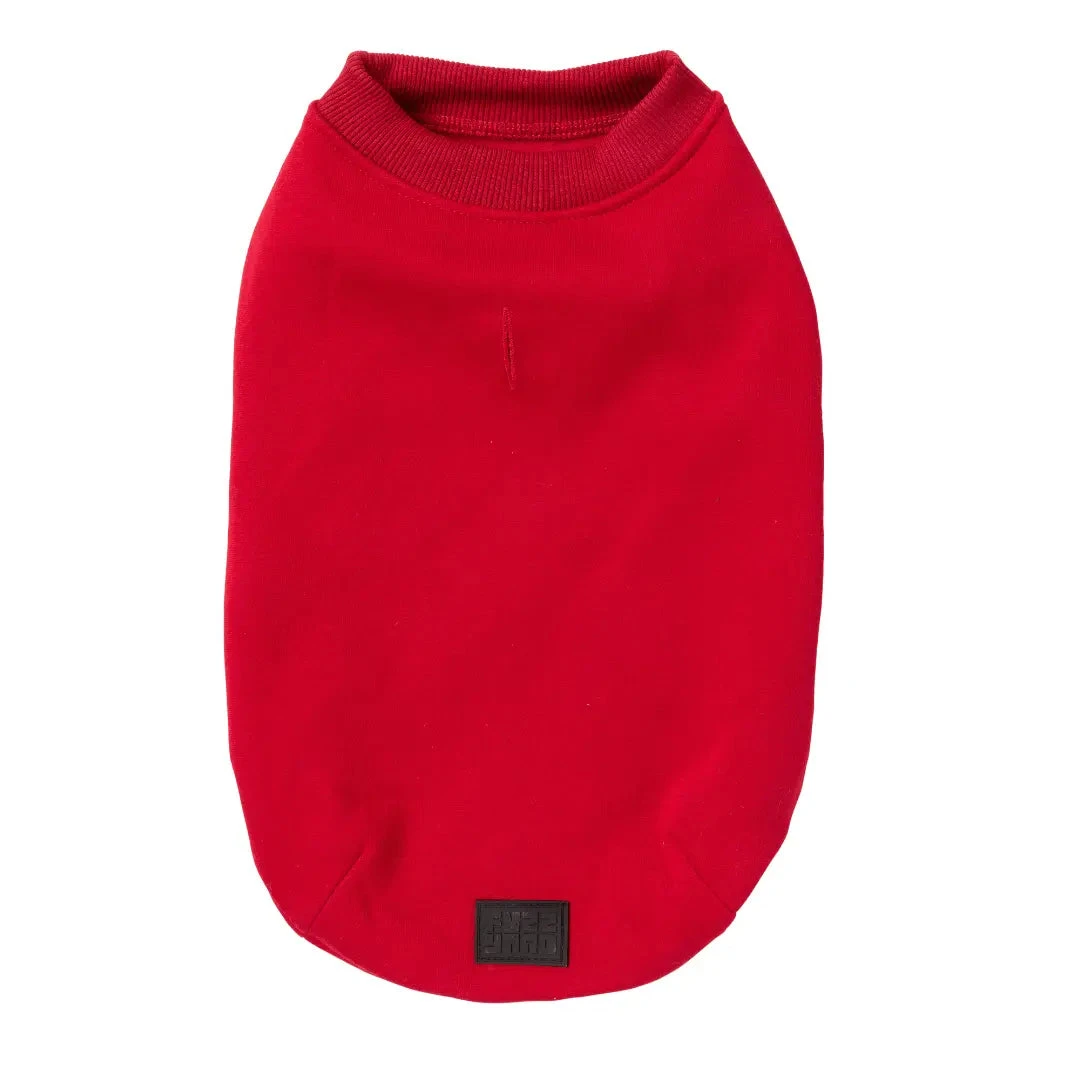 Fuzzyard Allday Dog Sweater - Red 3 Fuzzyard Allday Dog Sweater - Red