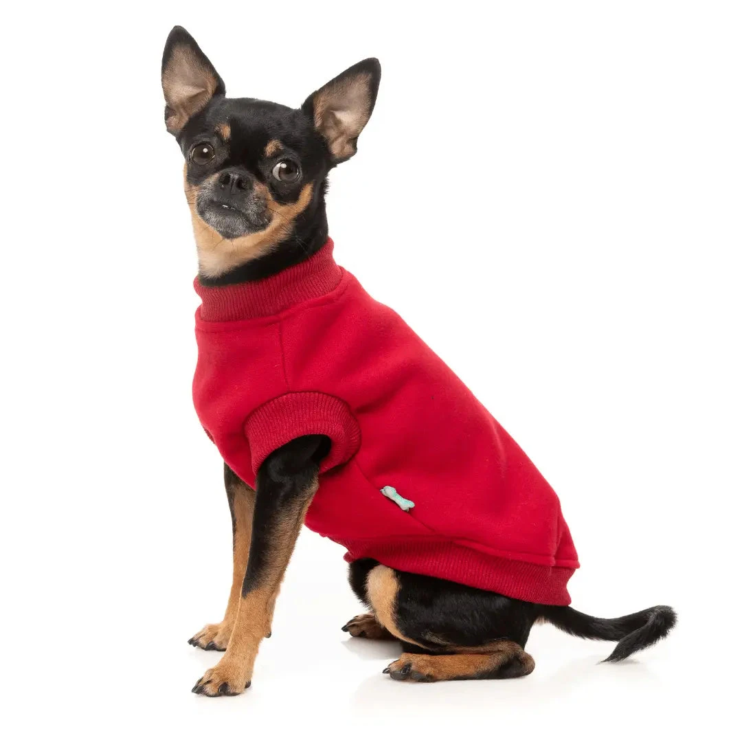 Fuzzyard Allday Dog Sweater - Red 5 Fuzzyard Allday Dog Sweater - Red - Image 3