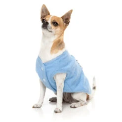 Fuzzyard Fleur Dog Coat - Blue -Pet Supplies Sales fuzzyard fleur dog coat bluekellyville pets 413334