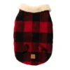 Fuzzyard Lumberjack Dog Coat - Red -Pet Supplies Sales fuzzyard lumberjack dog coat redkellyville pets 474831