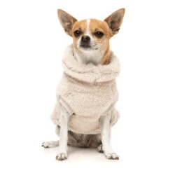 Fuzzyard Turtle Teddy Dog Jumper - Beige -Pet Supplies Sales fuzzyard turtle teddy dog jumper beigekellyville pets 330744