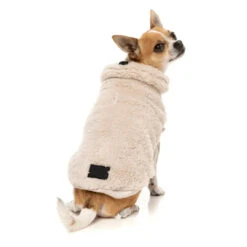 Fuzzyard Turtle Teddy Dog Jumper - Beige -Pet Supplies Sales fuzzyard turtle teddy dog jumper beigekellyville pets 405356