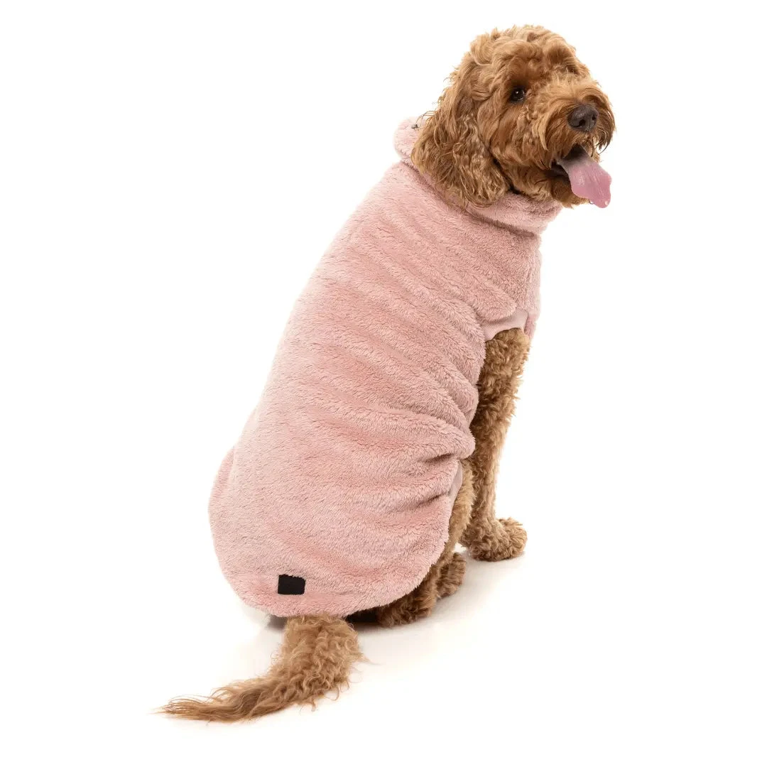 Fuzzyard Turtle Teddy Dog Jumper - Blossom Pink 5 Fuzzyard Turtle Teddy Dog Jumper - Blossom Pink - Image 3