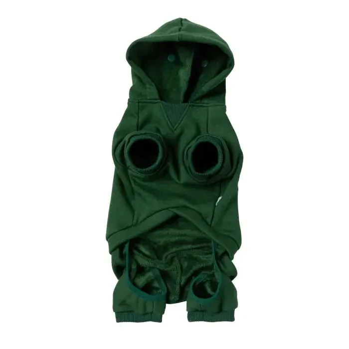 Fuzzyard Urban Tracksuit Dog Jumper - Green 4 Fuzzyard Urban Tracksuit Dog Jumper - Green - Image 2