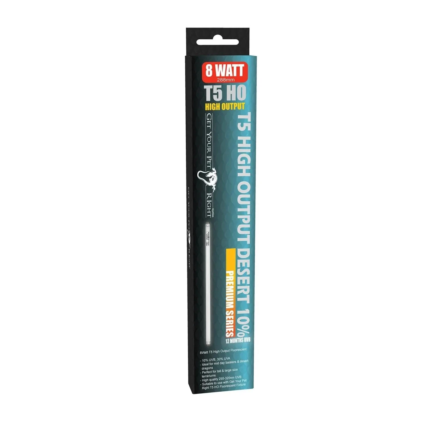 Get Your Pet Right T5 UVB Light Tube - Desert 10% 3 Get Your Pet Right T5 UVB Light Tube - Desert 10%