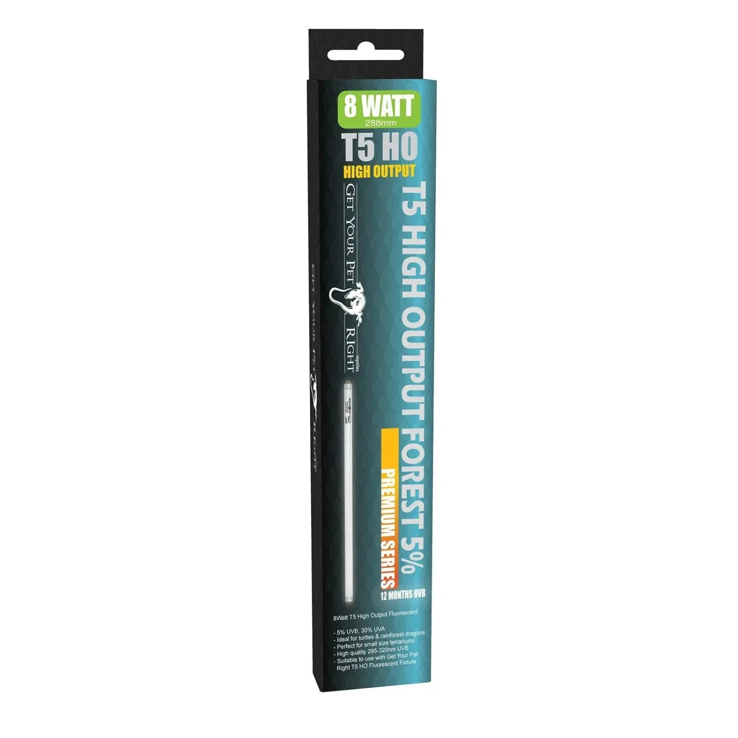 Get Your Pet Right T5 UVB Light Tube - Forest 5% 5 Get Your Pet Right T5 UVB Light Tube - Forest 5% - Image 3