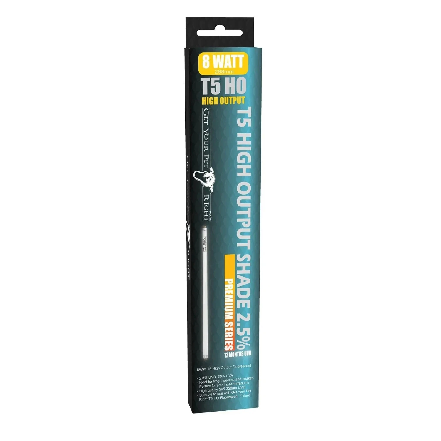 Get Your Pet Right T5 UVB Light Tube - Shade 2.5% 3 Get Your Pet Right T5 UVB Light Tube - Shade 2.5%