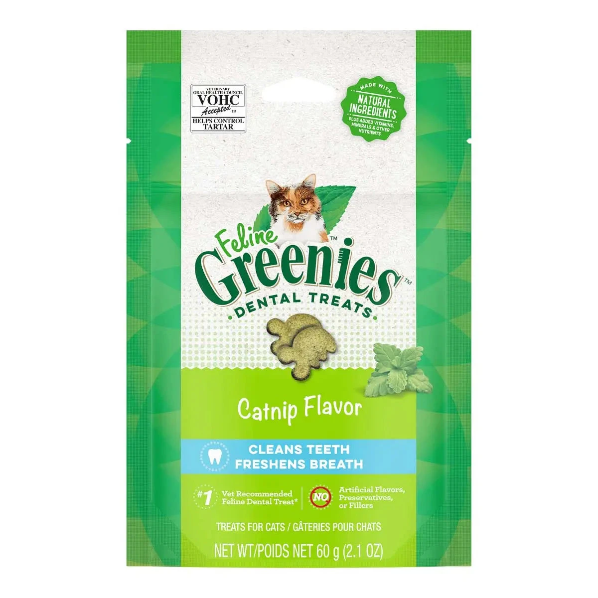 Greenies Dental Catnip Cat Treats 3 Greenies Dental Catnip Cat Treats