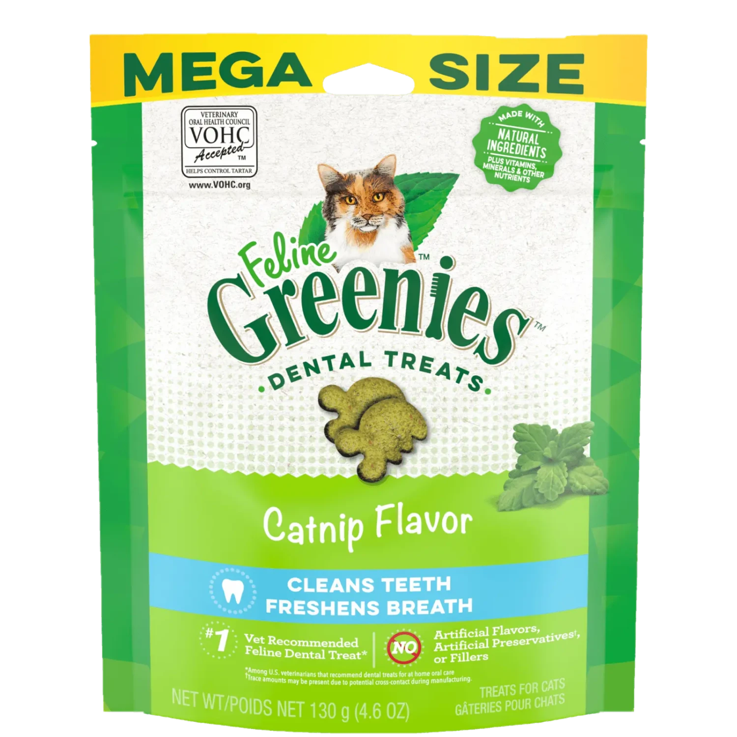 Greenies Dental Catnip Cat Treats 4 Greenies Dental Catnip Cat Treats - Image 2