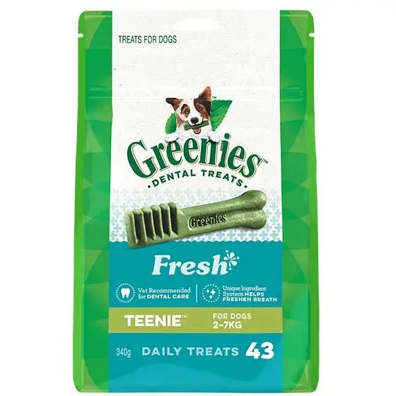 Greenies Dental Freshmint Dog Treat 3 Greenies Dental Freshmint Dog Treat