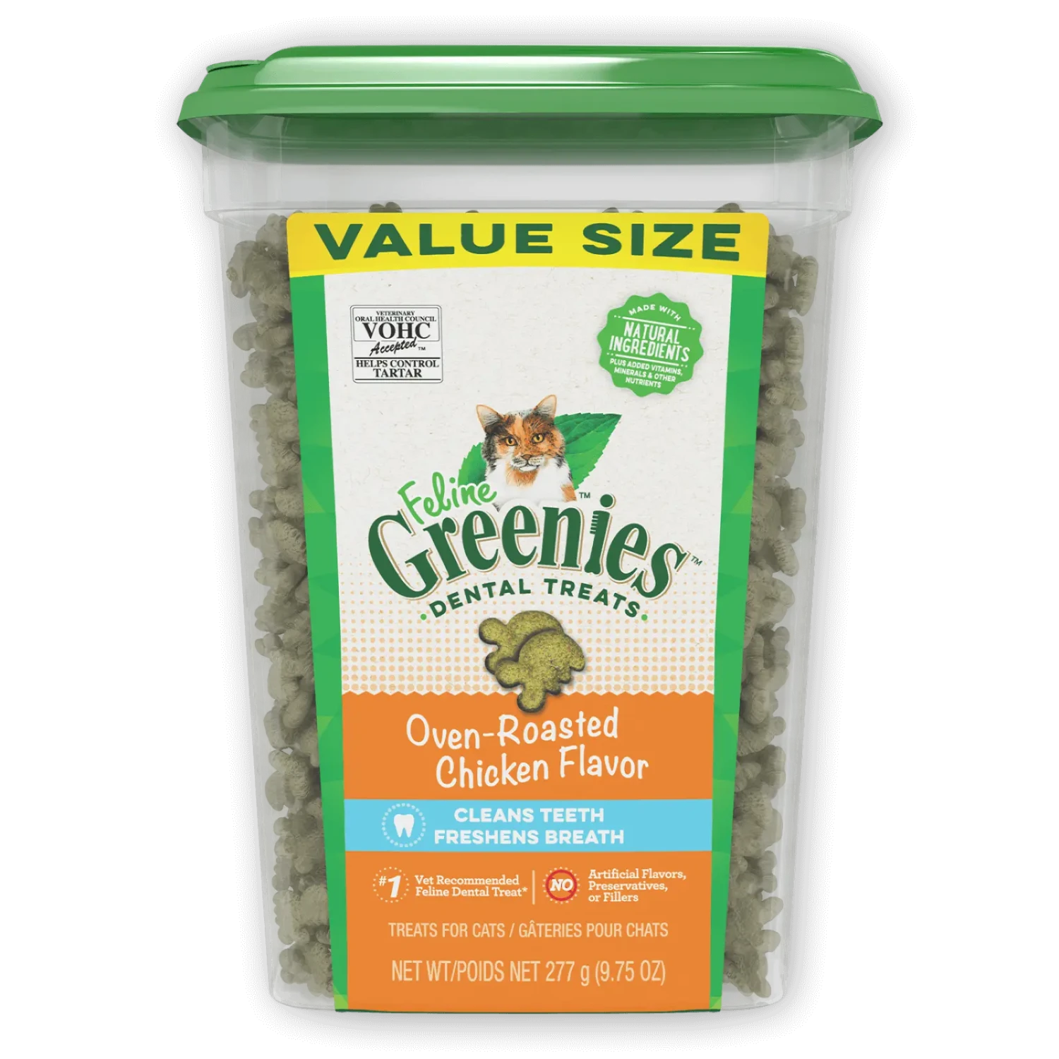 Greenies Dental Oven-Roasted Chicken Cat Treats 5 Greenies Dental Oven-Roasted Chicken Cat Treats - Image 3