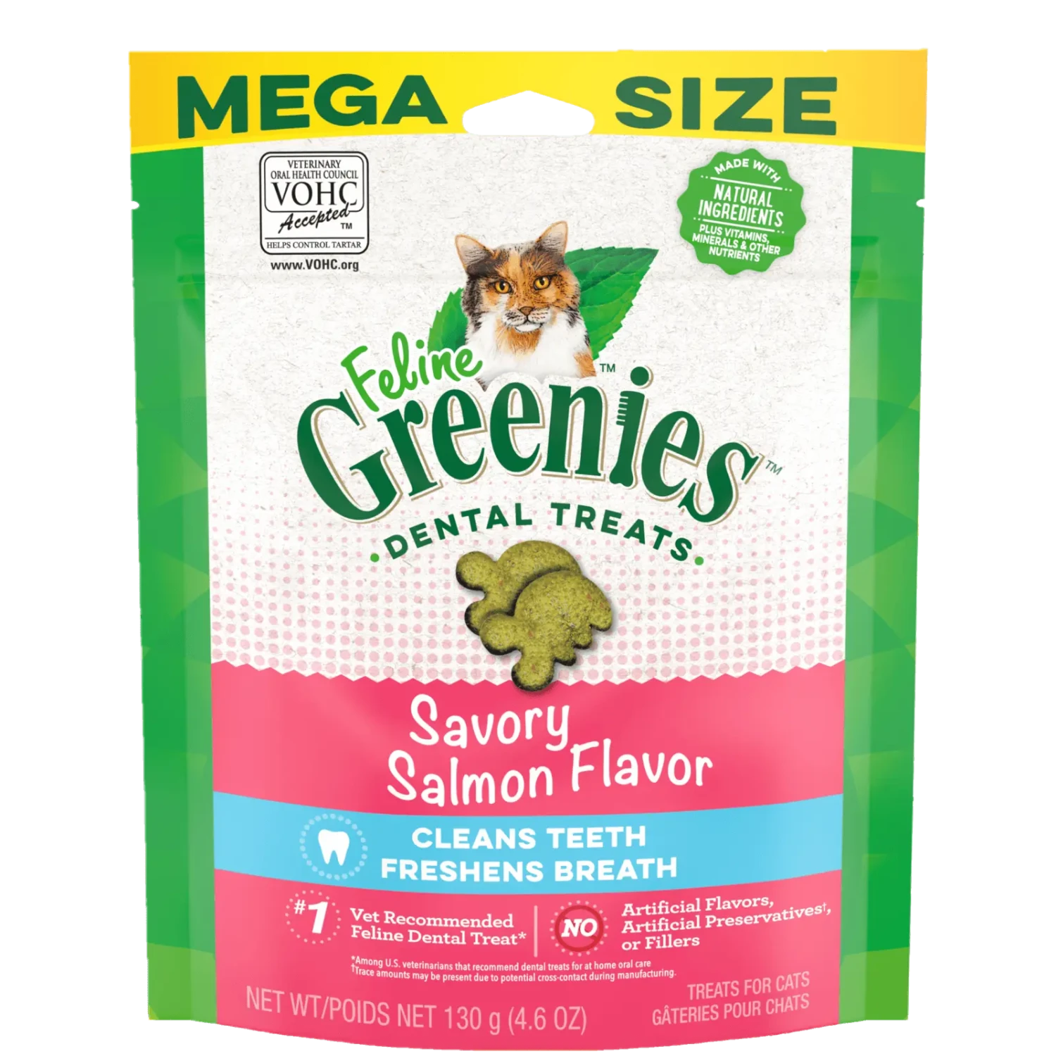 Greenies Dental Salmon Cat Treats 4 Greenies Dental Salmon Cat Treats - Image 2