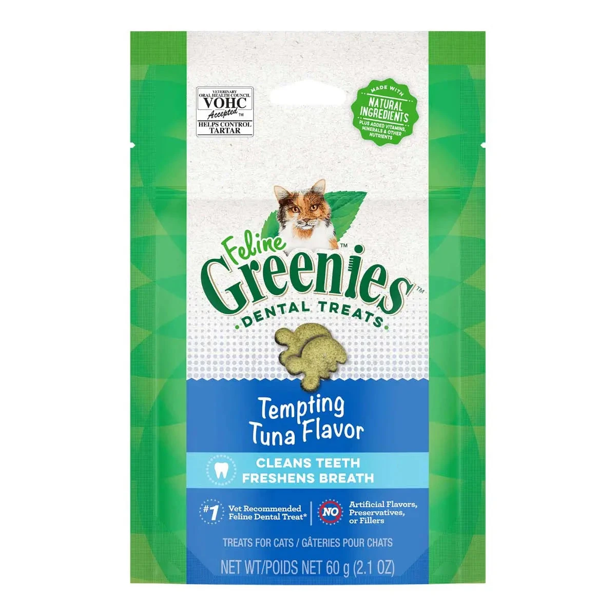 Greenies Dental Tuna Cat Treats 3 Greenies Dental Tuna Cat Treats