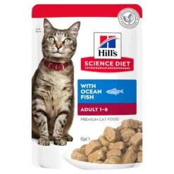 Hills Hill's Science Diet Cat Food Pouch Adult Ocean Fish