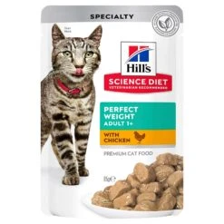 Hills Hill's Science Diet Cat Food Pouch Adult Perfect Weight Chicken
