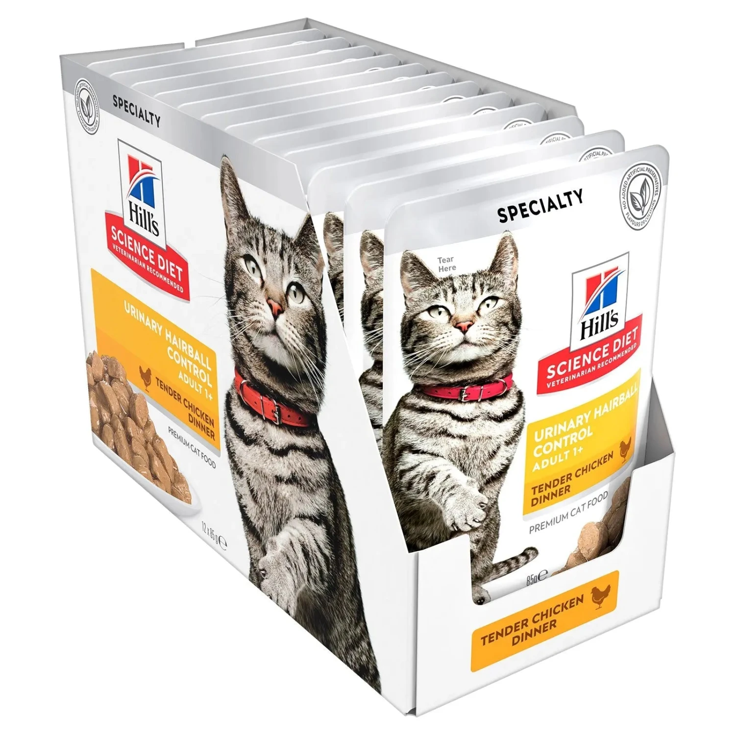 Hills Hill's Science Diet Cat Food Pouch Adult Urinary Hairball Control Chicken 4 Hills Hill's Science Diet Cat Food Pouch Adult Urinary Hairball Control Chicken - Image 2