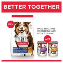 Hills Hill's Science Diet Dog Food Adult 7+ Senior 20 Hills Hill's Science Diet Dog Food Adult 7+ Senior -Pet Supplies Sales hills science diet dog food adult 7 seniorkellyville pets 726325