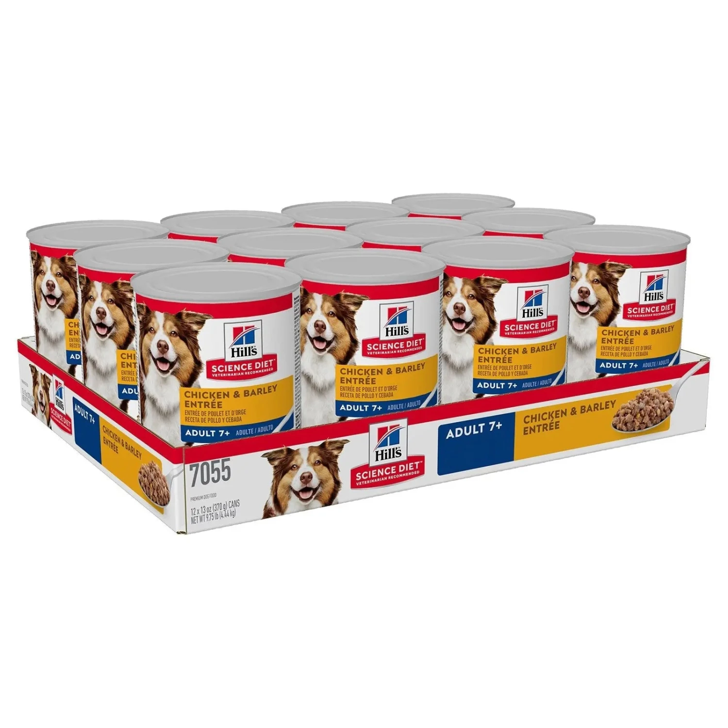 Hills Hill's Science Diet Dog Food Can Adult 7+ Chicken & Barley Entrée 12 Hills Hill's Science Diet Dog Food Can Adult 7+ Chicken & Barley Entrée - Image 10