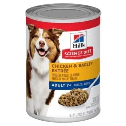 Hills Hill's Science Diet Dog Food Can Adult 7+ Chicken & Barley Entrée