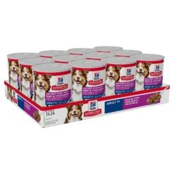 Hills Hill's Science Diet Dog Food Can Adult 7+ Savoury Stew Beef & Vegetables -Pet Supplies Sales hills science diet dog food can adult 7 savoury stew beef vegetableskellyville pets 686824