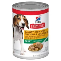Hills Hill's Science Diet Dog Food Can Puppy Savoury Stew Chicken & Vegetables