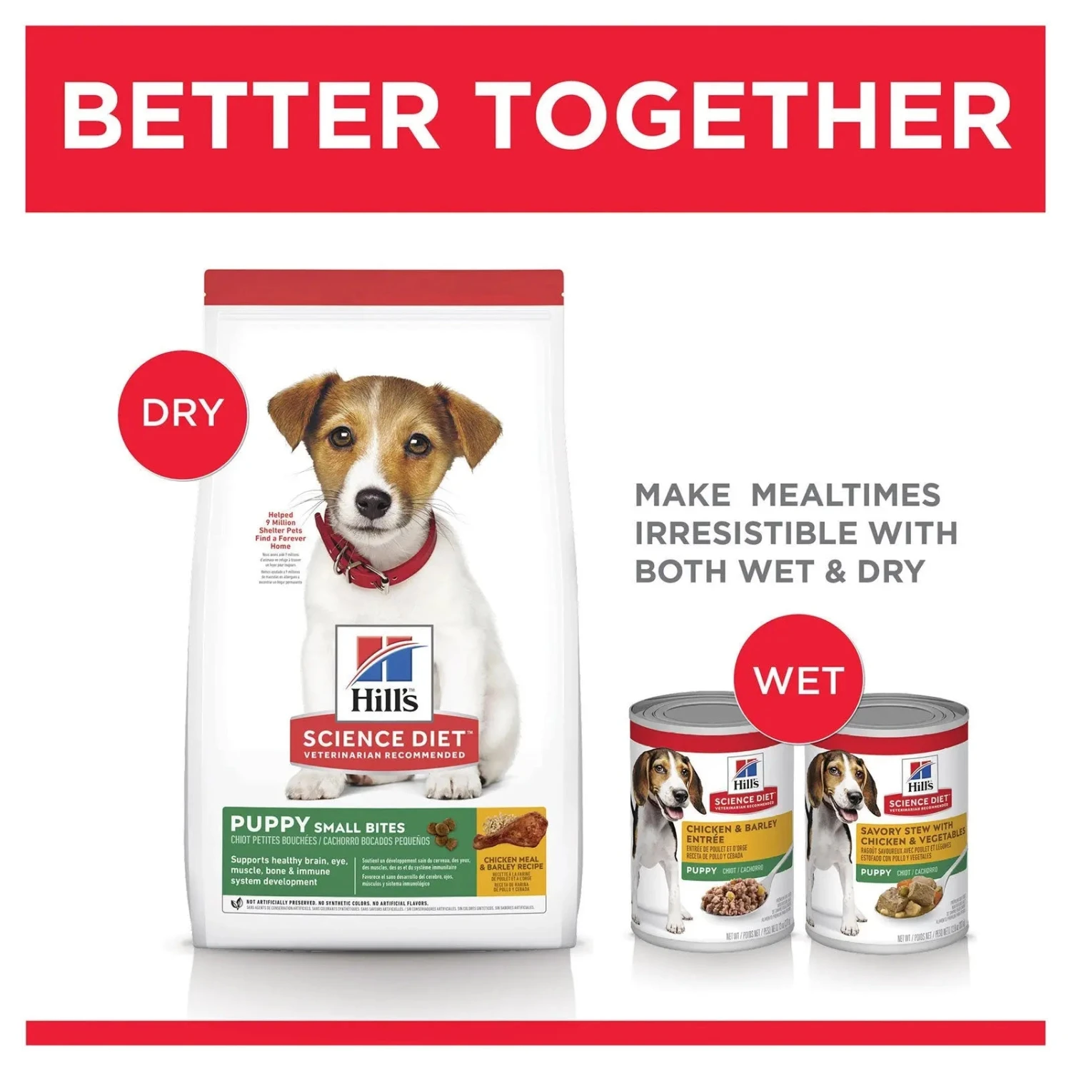 Hills Hill's Science Diet Dog Food Puppy Small Bites 10 Hills Hill's Science Diet Dog Food Puppy Small Bites - Image 8