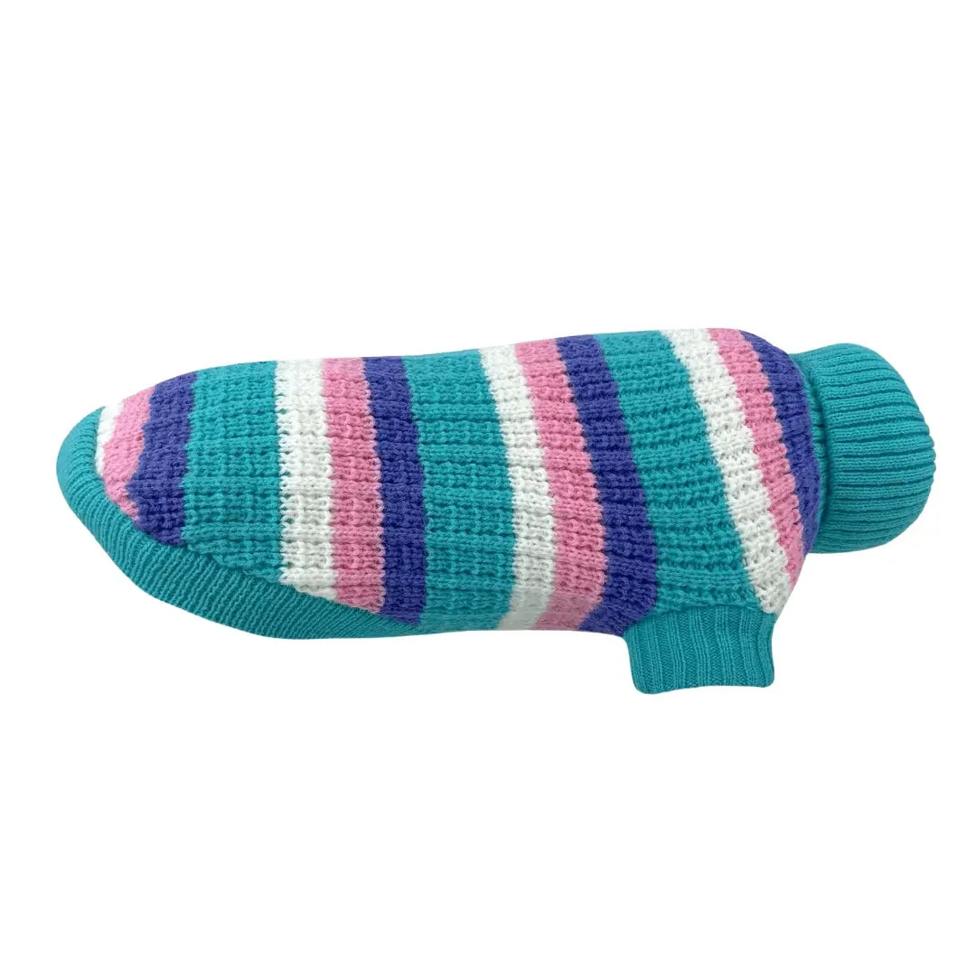 Huskimo Soho Dog Jumper - Cyan Crush 3 Huskimo Soho Dog Jumper - Cyan Crush